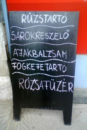 Napi ajánlatunk : minden a testnek s léleknek