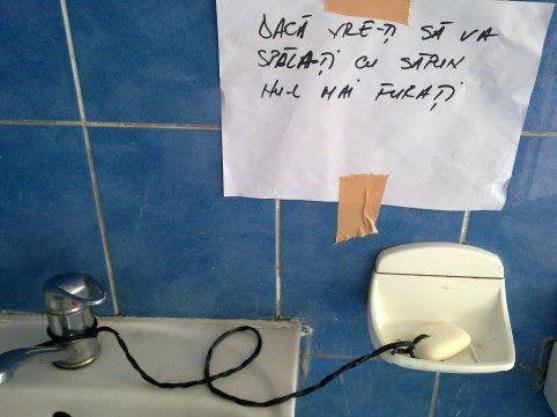 Ha szappannal akarsz kezet mosni, máskor ne lopd el !