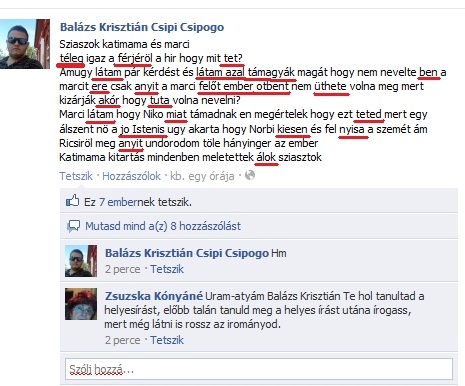 Fészbúk - Hejesirásfiiiil