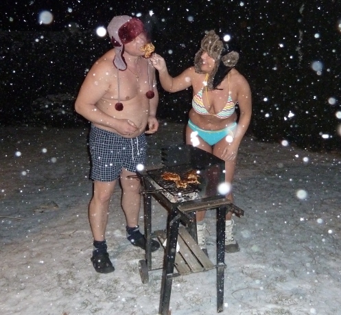 Téli grillezés 🙂