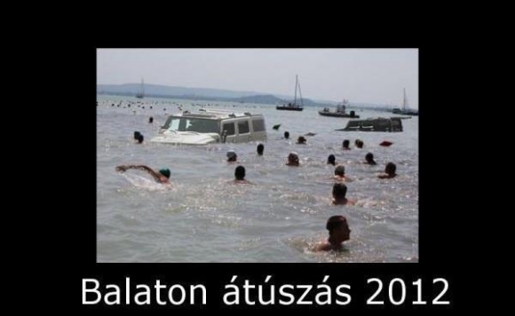 Balaton átúszás 2012