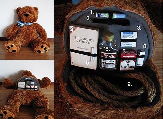 Valentin napi túlélőmaci