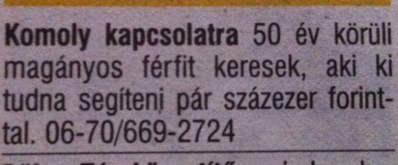 Legalább őszinte 🙂