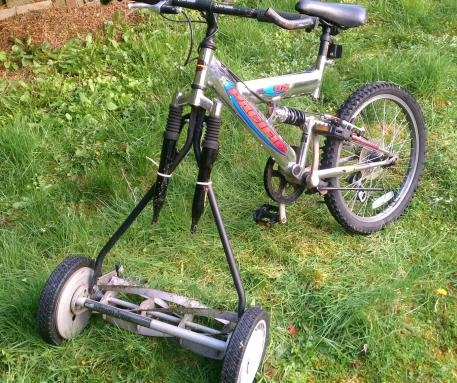 Gépesített fűnyírás