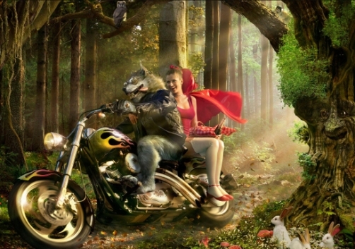 Piroska és a farkas - Modern változat