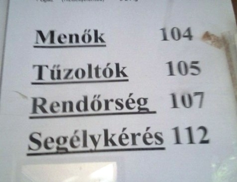 Bajban vagy ? - Hívd a MENŐKET :P