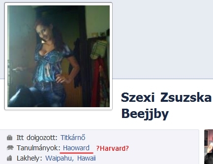 Zsuzska elvégezte a Haoward egyetemet 🙂