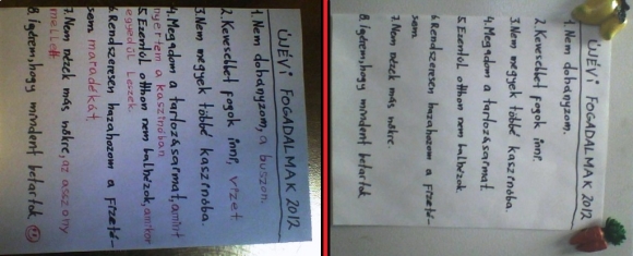 Újévi fogadalmak . . .