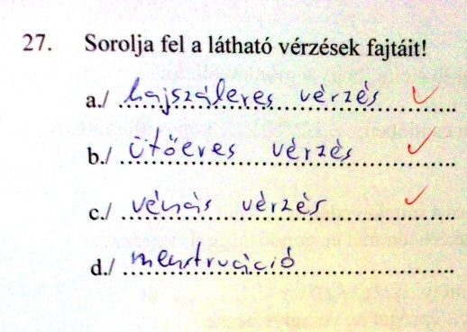 Érettségi fail Pápán . . .