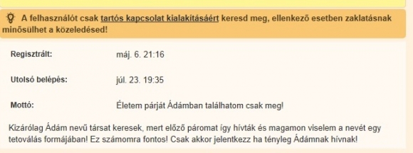 A válogatós lány és a társkeresés