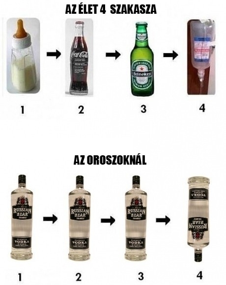 Az élet szakaszai . . .