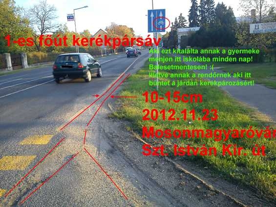 A legvékonyabb kerékpársáv?