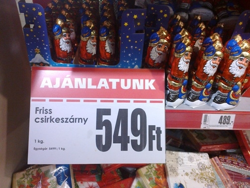 Eközben a siófoki SPAR-ban