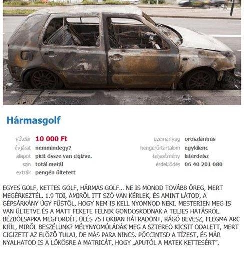 Hétfői ajánlat - 3-as Golf eladó