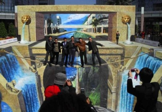 Profi 3D aszfaltfestés