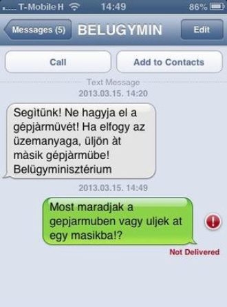 Ezt tették a magyar illetékesek . . .