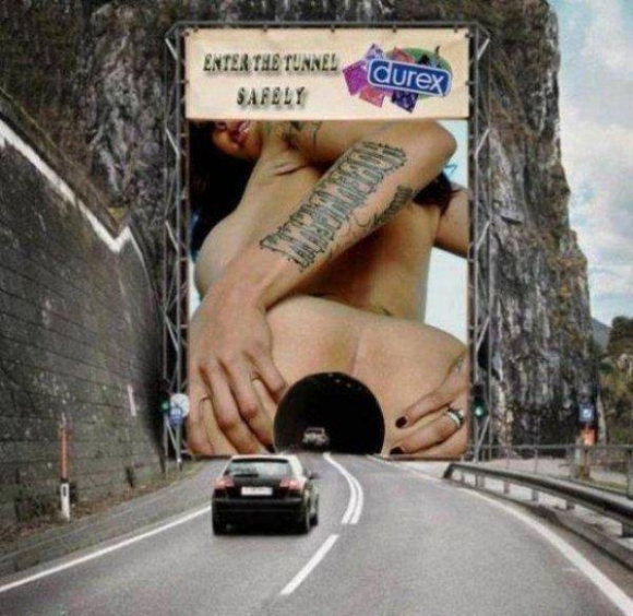 Óvatosan hajts az alagútba ! Durex...