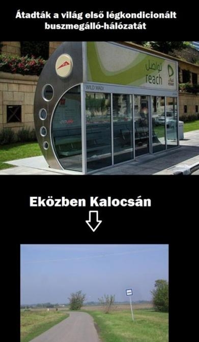 Dubaj: ilyen egy luxus buszmegálló