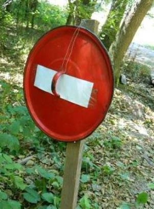 Napi kreatív - Behajtani TILOS