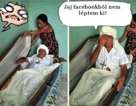 Eközben egy temetésen . . .