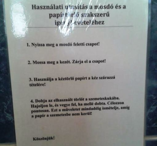 Használati utasítás