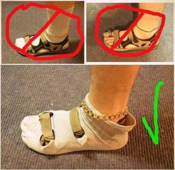 Elkezdődött a zokni-szandál szezon