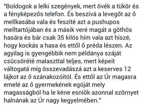 Szelfi előtt ne felejtsd el az imát !