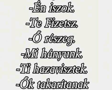 Az iszik szó ragozása