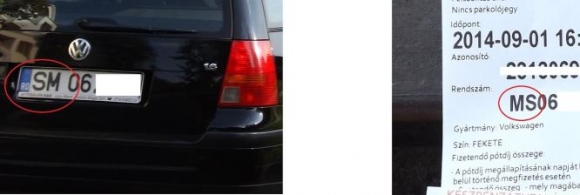 Figyelmetlen parkolóőr