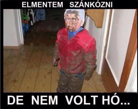 Pistike már nagyon várja a telet
