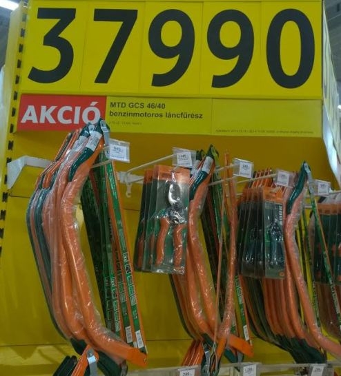 Akciós a benzinmotoros láncfűrész