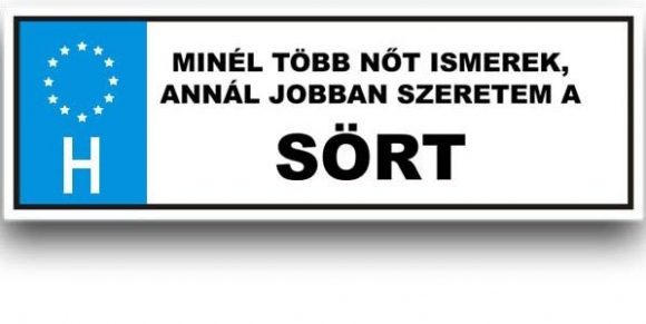 Napi rendszámtáblának való