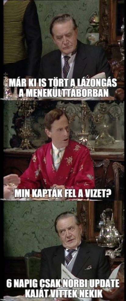 A migránsoknak nem ízlett 