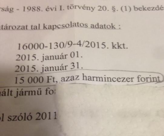 Rendőrségi büntetés