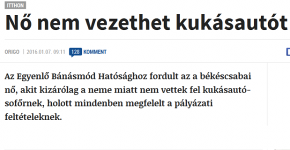 Egy meghiúsult álom