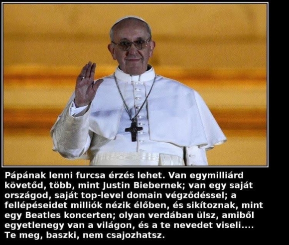 Az alábbiak fényében, indulnál a pápa választáson