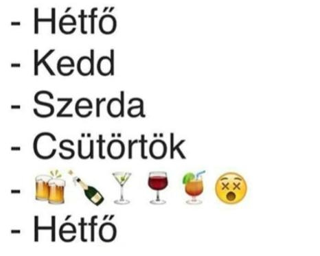 Tervem a hétvégére...