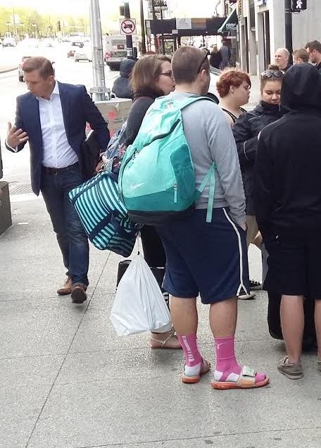 Divatdiktátor, zokni+papucs