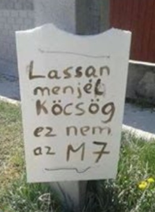 Sebességkorlátozó tábla