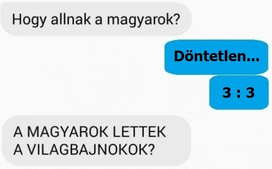 Üzenetváltás egy szőkével