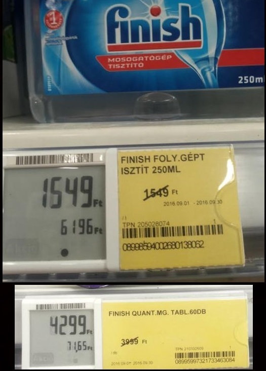 Tegnap este voltunk a hajdúszoboszlói Tesco-ban