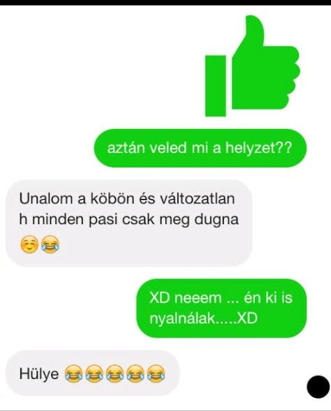 Egy kis szösszenet egy beszélgetésből...