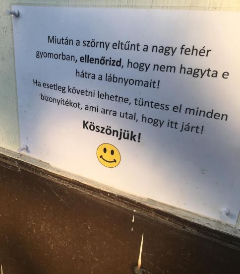 Eközben egy horgász camping wc-jében