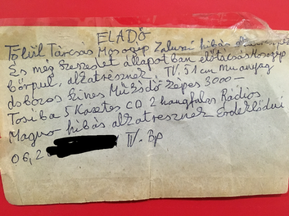 Apróhirdetés rovatunk ma az újpesti Tescoból jelentkezik