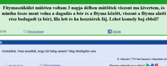 Műtét után vigyázni kell