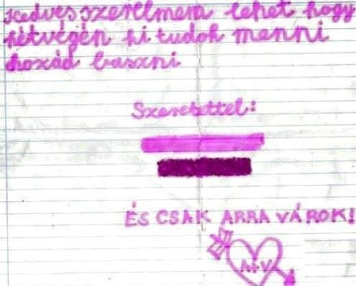 Elfogtunk egy levelet...