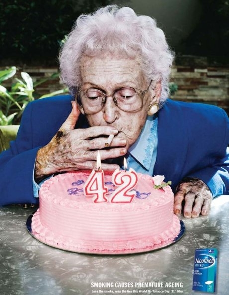 A dohányzás korai öregedéshez vezet