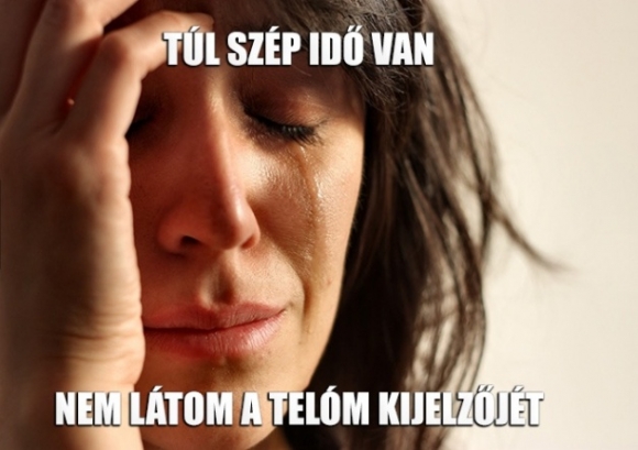 A mai emberek egyik legnagyobb problémája 🙁