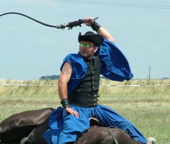 Zöld szemes ostoros