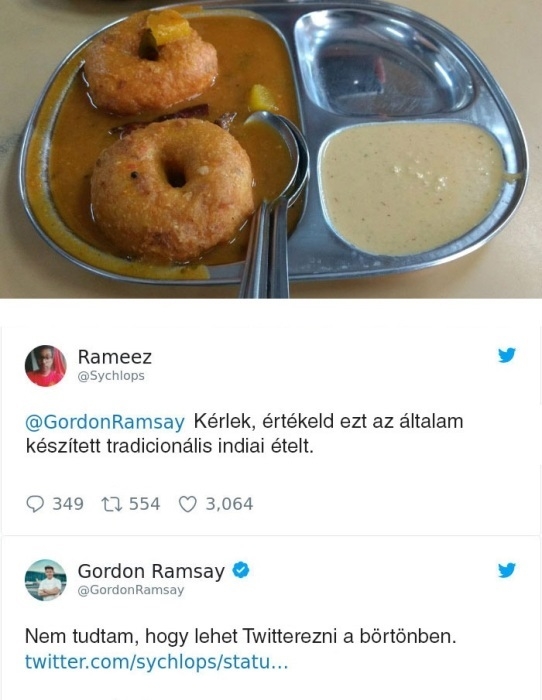 Emberünk elküldte az alkotását a sztárséfnek, hogy véleményezze...